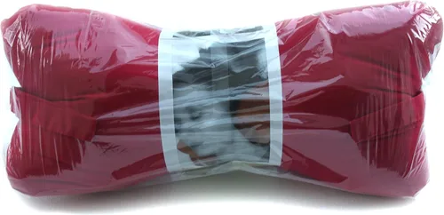 Vista 2 de Almohadas Tela de polialgodón tejida roja Acceso con cremallera para un ajuste cómodo