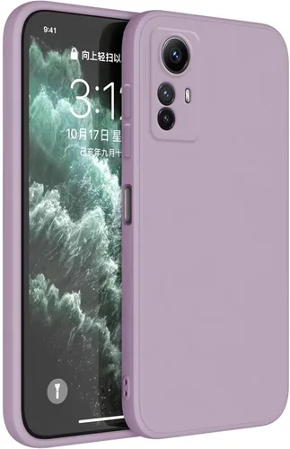 Vista 22 de Funda de silicona TPU compatible con Redmi Note 12 Pro 5G (6.67 pulgadas), funda de funda, color blanco antiguo