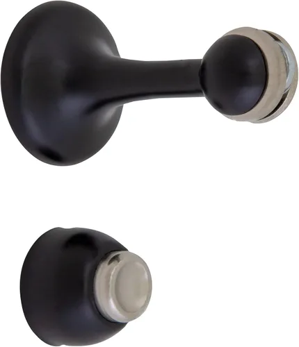 Vista 11 de Design House 189316-MB - Protector de pared magnético para puerta con punta magnética, topes de puerta de acero negro mate, paquete de 2
