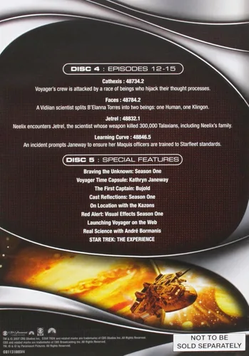 Vista 10 de Star Trek Voyager - Season 1 (Slimline Edition) DVD 2017