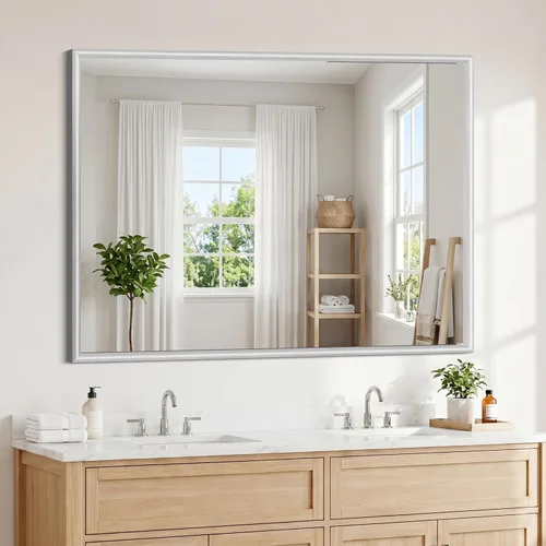 Vista 18 de FORBATH Bathroom Mirror for Over Sink, 18x30 Inch Black Vanity Mirror