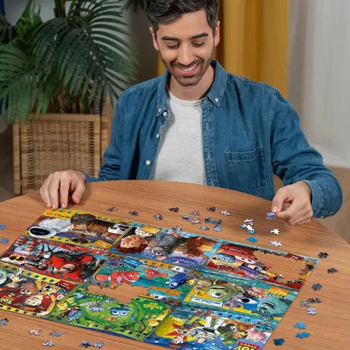 Vista 3 de Ravensburger Disney-Pixar Movies Rompecabezas de 1000 Piezas para Adultos - 12000298 - Troquelado Artesanal, Fabricado en Alemania, Cada Pieza