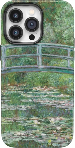 Vista 28 de Casely - Funda para iPhone 14 Pro Max, flores pintadas, Frida Kahlo Floral Girly, compatible con MagSafe