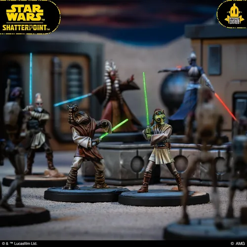Vista 8 de Star Wars Shatterpoint Wisdom of The Council Squad Pack - Juego de miniaturas de mesa, juego de estrategia para niños y adultos, a partir de 14