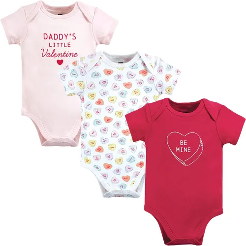 Vista 175 de Hudson Baby baby-girls Cotton Bodysuits 3-pack