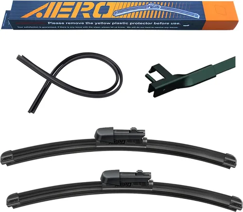 Vista 36 de AERO Avenger - Limpiaparabrisas prémium de 24 + 22 pulgadas para todas las estaciones, repuesto del fabricante original del equipo original