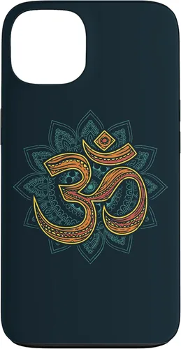 Vista 7 de Funda con diseño de mandala espiritual Om para iPhone 17