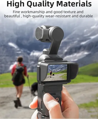 Vista 6 de Para DJI Osmo Pocket 3 4 Pantalla Parasol Cubierta Hard PC Sun Hood Protector Accesorios