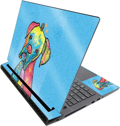 Vista 124 de MightySkins - Skin brillante con purpurina para Alienware M17 R3 (2020) y M17 R4 (2021) - Diversión de los años 90 Acabado duradero con purpurina