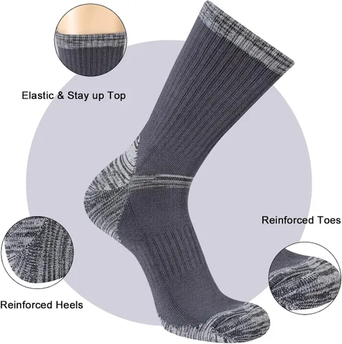 Vista 3 de Heatuff - Calcetines deportivos para hombre (6 unidades)