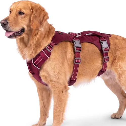 Vista 21 de Arnés para perro Tuff Pupper a prueba de escapes para perros extra pequeños Arnés ajustable ligero sin tirones Equipo multifuncional