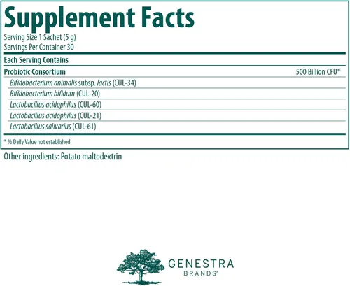 Vista 2 de Genestra Brands HMF Intensive 500, 30 sobres