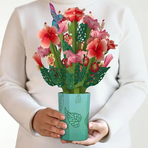 Vista 28 de Lovepop Ramo de Flores de Papel Desenfundable de Todos los Días para Ella y Él - Tarjetas de Felicitación 3D para Niños, Niñas, Hombres, Mujeres