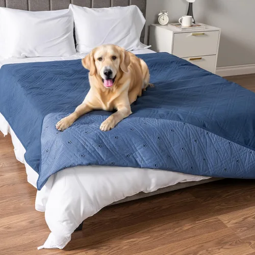 Vista 16 de PetAmi Funda de sofá impermeable para perros, manta impermeable para mascotas, funda reversible para muebles protector de sofá para cama de gato