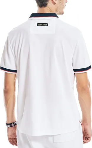 Vista 3 de Nautica Polo de ajuste clásico fabricado de forma sostenible para hombre