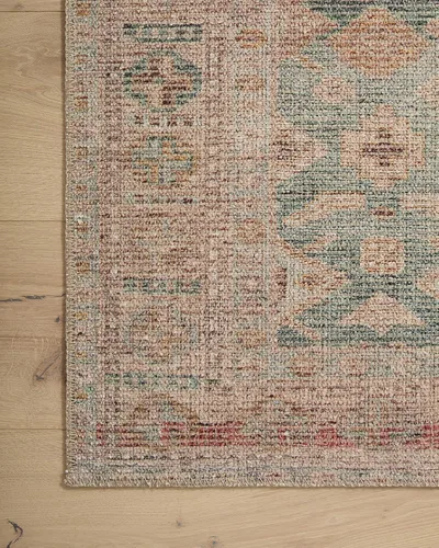 Vista 9 de Loloi Angela Rose Aubrey Collection AUB-02 - Alfombra decorativa de 2 pies 3 pulgadas x 3 pies 9 pulgadas, altura de pelo 0,19 pulgadas, diseño