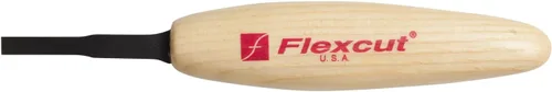 Vista 3 de Flexcut Cinceles para tallar madera Micro cincel, 1/16 pulgadas (0.059 in) Cuchilla de corte de acero de alto carbono 1095 Razor Sharp