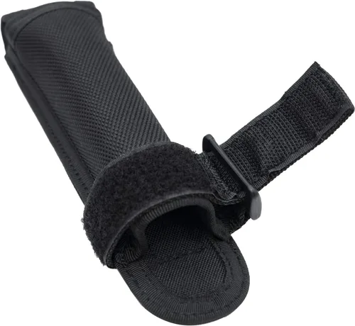 Vista 5 de Soporte universal para bastón de 21 a 26 pulgadas, expansible/telescópica para cinturón de servicio, chaleco MOLLE, linterna de 1.2 pulgadas, bolsa