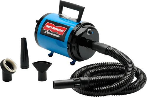 Vista 6 de METROVAC AFTD-3V Air Force Commander Secador de aseo de mascotas de velocidad variable Rosa Soplador de pelo de perro de alta velocidad 4.0 HP USA