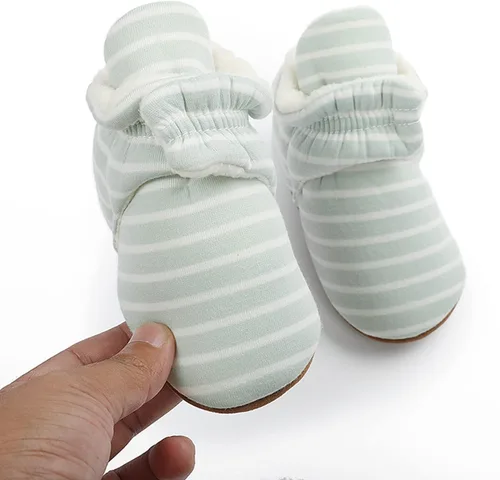 Vista 6 de Infant Booties Baby Girls Boys Snow Boots Toddler Crib Shoes Newborn Prewalker Winter Warm First Walkers Non-Slip Footwear