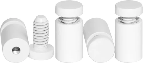 Vista 3 de malleable, Soporte para letreros 1/2" x 3/4", aluminio blanco, para acrílico, vidrio, PVC, panel de vidrio, madera, paquete de 4