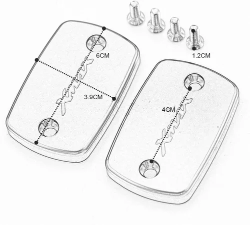 Vista 2 de Tapa protectora CNC aluminio motocicleta freno maestro cilindro tanque taza aceite taza accesorios modificados para Yamaha XMAX 250 300
