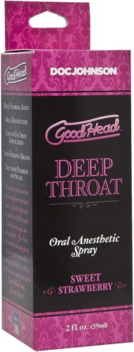 Vista 2 de Thurston Good Head Spray para garganta profunda - Sweet Strawberry 2 fl oz 2.0 fl oz