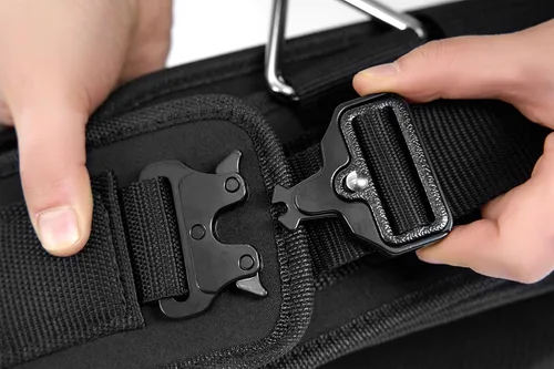 Vista 5 de Cinturón de inmersión con peso para levantamiento de pesas, cinturón de 46 pulgadas con cadena y correas de carga