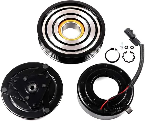 Vista 64 de ECCPP Embrague de compresor de CA apto para Ford para F-150 4.2L 4.6L 5.4L 1997-2006 Embrague de CA de enfriamiento rápido