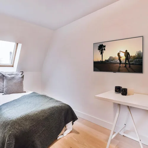 Vista 4 de Swift Mount SWIFT240-AP, montaje en pared de TV con movimiento libre/0-32, color negro Discreto Negro