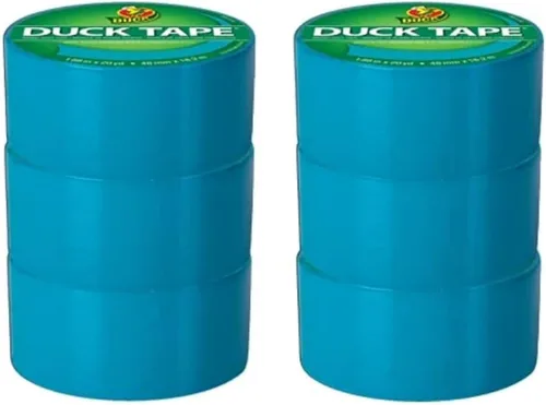 Vista 21 de Cinta adhesiva Duck Brand Duck de color, 6 rollos, Rosa bebé (240976_C)