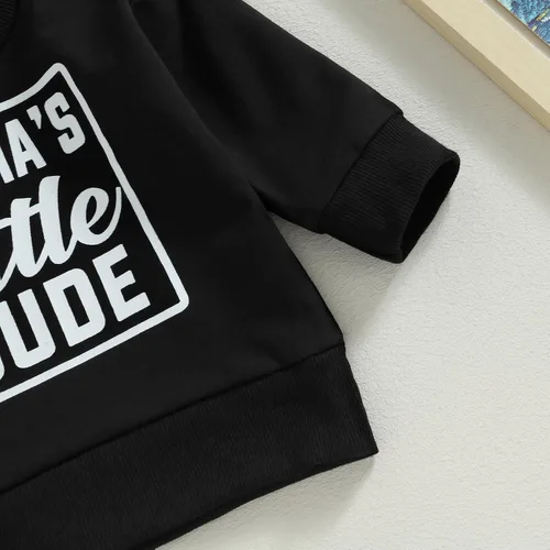Vista 5 de Conjunto de sudadera de manga larga para bebé, ropa de otoño e invierno