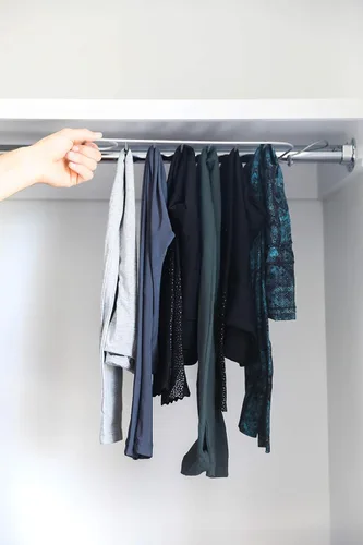 Vista 3 de Jokari Percha para pantalones para leggings y pantalones de yoga Organizador de armario para ahorrar espacio para almacenamiento de ropa organizador