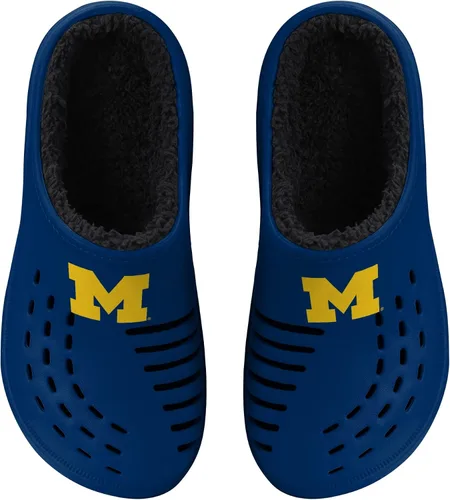 Vista 20 de FOCO Men's NCAA Sherpa Lined Big Logo Clog
