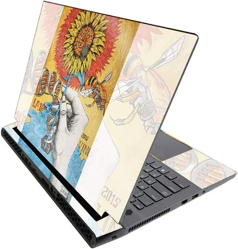 Vista 337 de MightySkins - Skin brillante con purpurina para Alienware M17 R3 (2020) y M17 R4 (2021) - Diversión de los años 90 Acabado duradero con purpurina