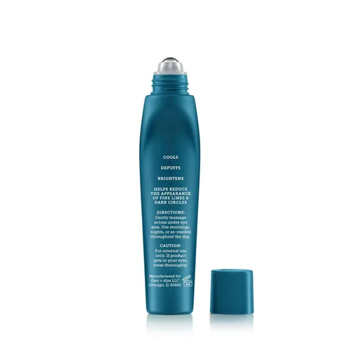 Vista 2 de Oars + Alps Wake Up - Rodillo de ojos y desinflador de ojos, cuidado de la piel probado por dermatólogos con infusión de cafeína y aloe vera, apto