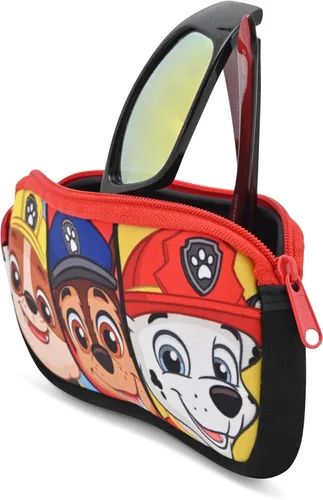 Vista 3 de Nickelodeon Paw Patrol - Gafas de sol para niños con funda para gafas y protección UV