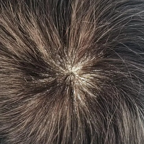 Vista 342 de Toupee para hombre 100% cabello humano real tupé para hombres 0.004 in piel de poliuretano para hombre, sistema de reemplazo de piezas de pelo
