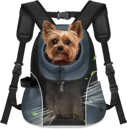 Vista 20 de WOYYHO Mochila portadora de perros para mascotas, mochila frontal