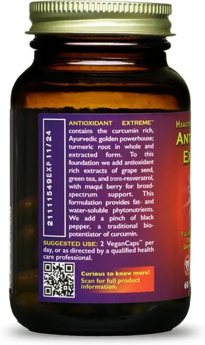 Vista 3 de HEALTHFORCE SUPERFOODS Antioxidant Extreme - 60 Cápsulas Veganas