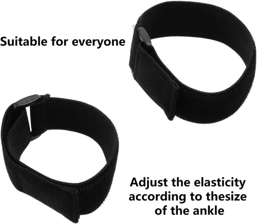 Vista 3 de Gejoy 6 correas elásticas ajustables para las piernas, correas elásticas ajustables para el tobillo, correa de seguridad para equitación, pesca