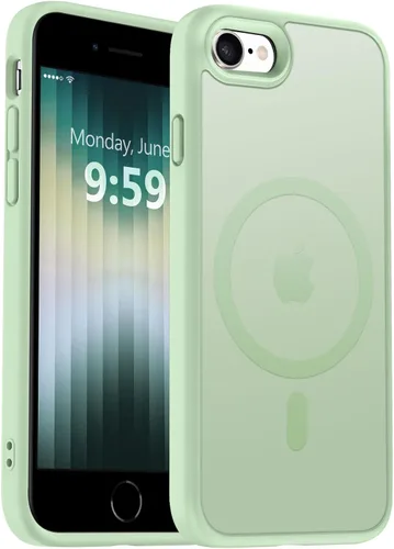 Vista 118 de MOCCA - Funda magnética resistente para iPhone XR de 6.1 pulgadas, compatible con MagSafe, funda con protección contra caídas de grado militar