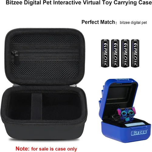 Vista 2 de Elonbo Estuche de transporte para Bitzee Digital Pet Interactivo Virtual Juguete, Mascotas Electrónicas Niños Juguetes Cubierta de Almacenamiento