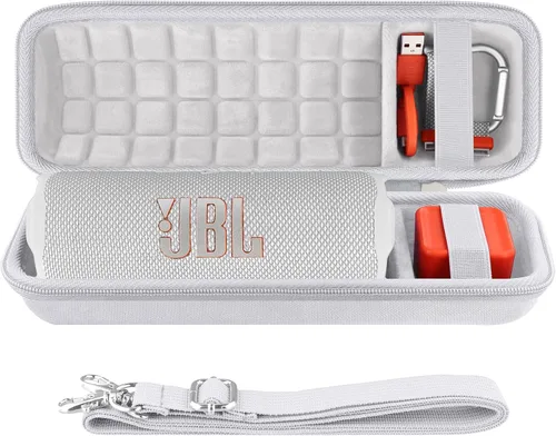 Vista 14 de co2CREA Funda de viaje rígida de repuesto para JBL Flip 7 Flip 6 FLIP 5 Altavoz Bluetooth portátil impermeable (funda de camuflaje negro)