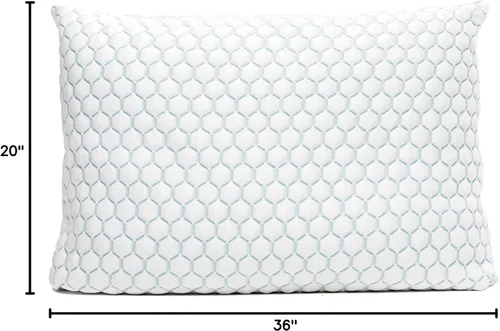 Vista 10 de Molecule Infinity PRO - Almohada ajustable de espuma viscoelástica de gel refrigerante, tamaño King