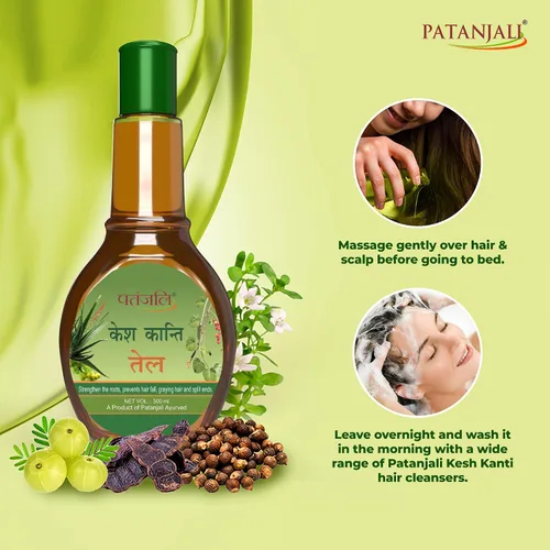 Vista 3 de Patanjali Aceite para el cabello Kesh Kanti, 10.1 fl oz