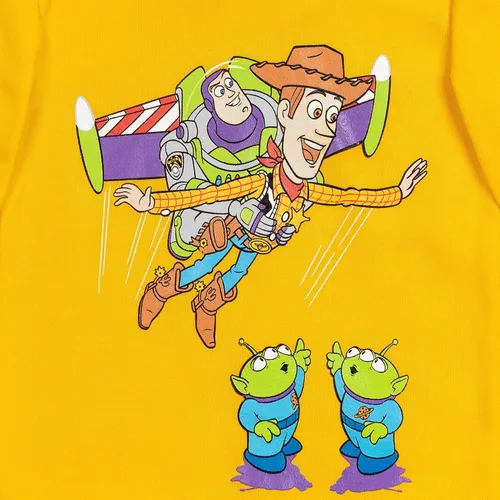 Vista 2 de Disney Pixar Toy Story Buzz Lightyear Woody Rex Forky - Sudadera con capucha de forro polar para niños pequeños