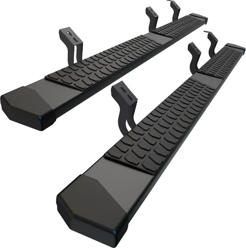 Vista 15 de Estribos de cabina doble compatibles con Dodge Ram 1500 2009-2018, Ram 2019-2024 1500 Classic (nuevo estilo de cuerpo no es compatible), Ram
