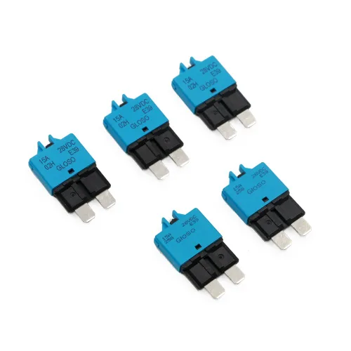 Vista 14 de E37 Auto (T1) Fusibles de disyuntor de reinicio automático de perfil bajo ATC/ATO - 12V DC 5A 10A 15A 20A 25A 30A (Paquete de 6 piezas mixtas) T1