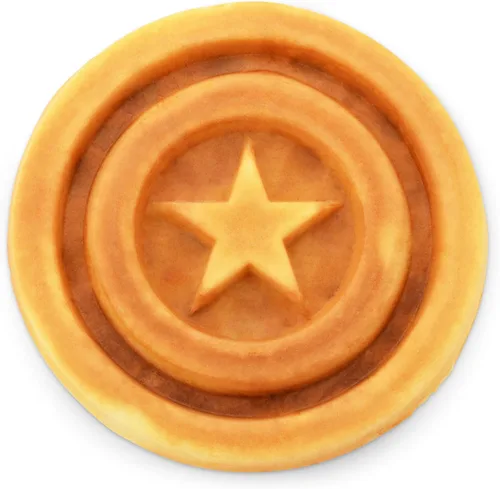Vista 4 de Marvel MVA-278 Captain America Shield Waflera, azul, Captain America, Azul